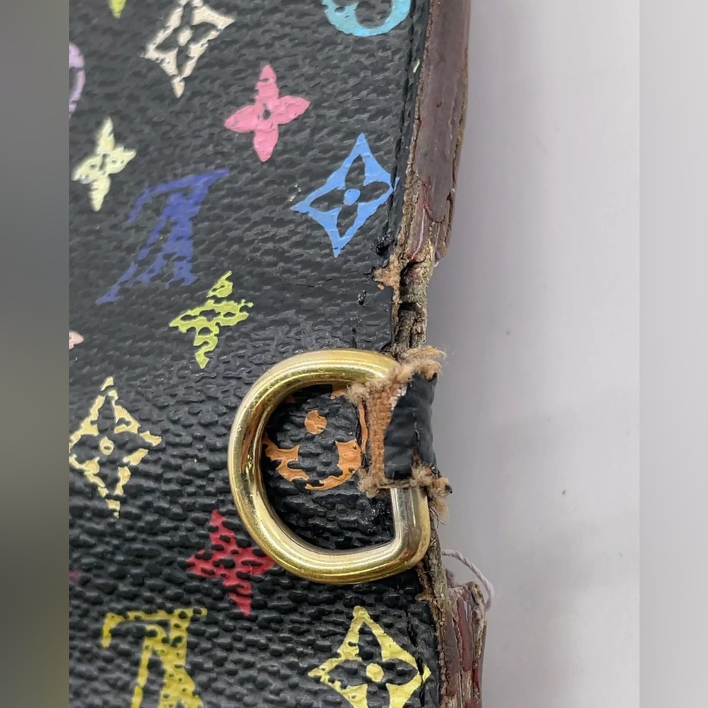 Auth Louis Vuitton Monogram Multicolor Portefeuille Insolite Wallet W/B - Picture 14 of 17